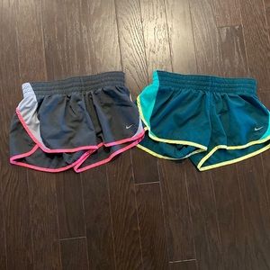 2 Nike athletic shorts Size M